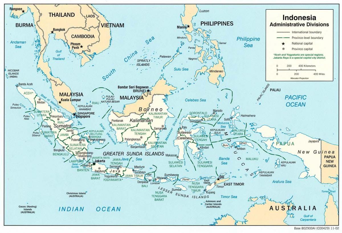 Џакарта Индонезија на мапи света