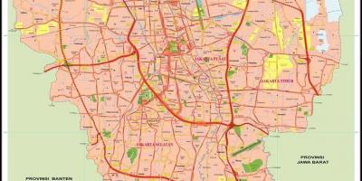 Карта Џакарта Стари град