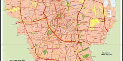 Централна Џакарта мапи