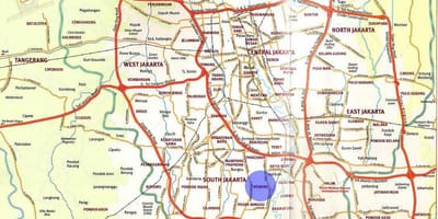 Карта Џакарта Џакарта