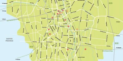 Карта гармохи Џакарта