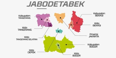 Карта јабодетабек