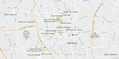 Карта трговинских Џакарта
